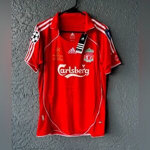 Liverpool Gerrard Jersey Final 2007 Red